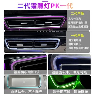 理想L9L8L7L6动态光影x氛围灯门板中控内饰脚窝灯专用车内气氛灯