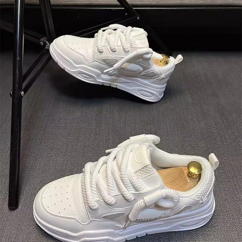 潮牌男鞋2c023秋季新款潮流百搭小白鞋男嘻哈滑板鞋休闲运动面包