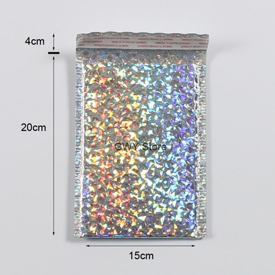 10pcs/lot laser Bubble Mailer Poly Mailing Bags Shipping Env