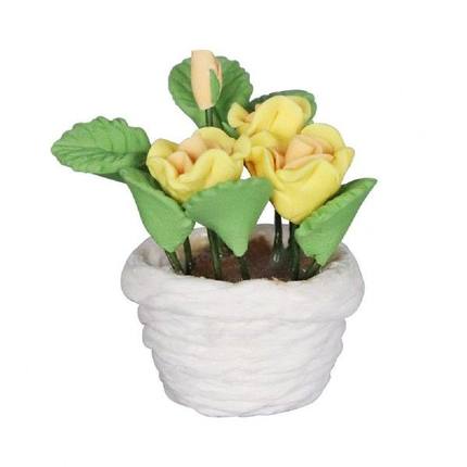 推荐1/12 Eco-friendly Mini Cute Potted Green Plant Flower Re