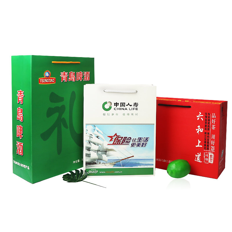 手提袋购物礼品袋纸袋厚结实防水大袋子定制定做订做可印logo