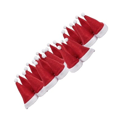 24 x Christmas hats for 6cm Santa Claus coat  hat Christmas