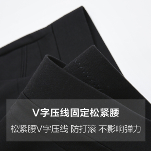夏季白色七e分裤女夏薄款高腰冰丝马裤7分中裤中老年妈妈裤子夏天