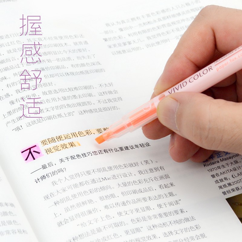 新品推荐18 highlighters marker pens Student markers color pe