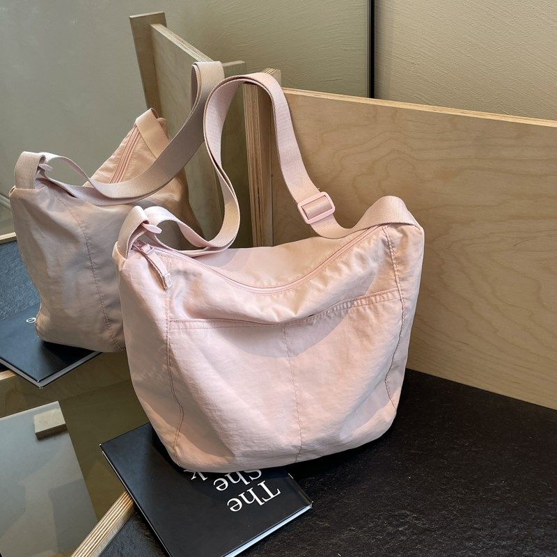 超轻便可折叠斜挎包单肩包户外旅游出行休闲女包便捷多口袋拉链包,箱包皮具/热销女包/男包,时尚帆布包,淘宝优惠券,粉丝福利购,淘宝优惠卷