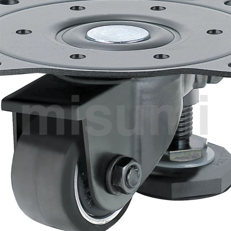 CMAF CMAS CMASS50 65 75-F 带调整块脚轮 中载型