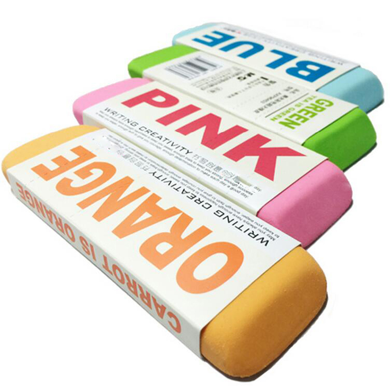 极速1 PC Colorful Super Huge Resin Rubber Eraser for School