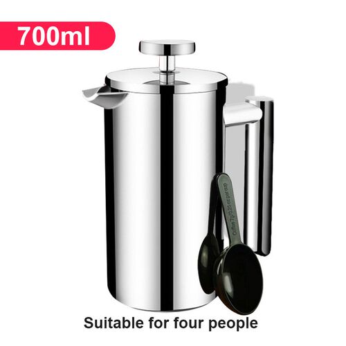 小众高货Stainless Steel Coffee Pot French Press Coffee Maker