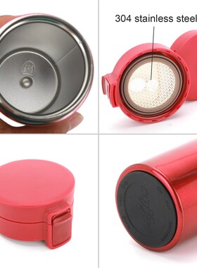 380ml Coffee Mug Leak-Proof Stainless Steel Travel Thermal C