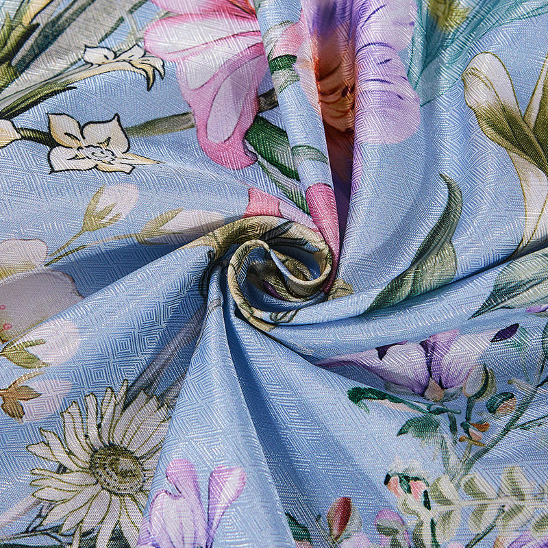 冰丝凉席三件套1.8米2夏季床罩空调席子可折叠防滑机水洗提花床裙