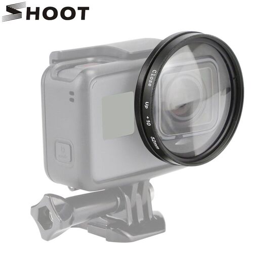 SHOOT 52mm Magnifier Macro Close Up Lens for GoPro Hero 7 6