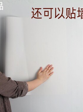 白色柜子贴纸厨柜贴纸衣柜门家具桌贴膜翻新面自粘加厚防水新品
