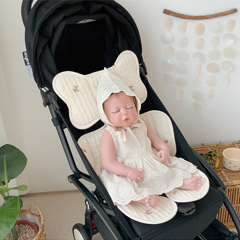 韩国新生婴儿手推车坐垫纯棉吸汗透气宝宝安全座椅四季刺绣餐椅垫,婴童用品,推车配件,淘宝优惠券,粉丝福利购,淘宝优惠卷