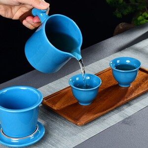 现货创意国潮茶具一壶四杯文创公司商务活动伴手礼便携旅行功夫快