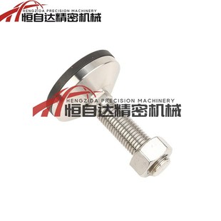 M12 M14 M20 不锈钢重载调整脚杯E L100 D80 M24 L150地脚 LWAD06