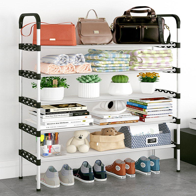 鞋架子简易门口家用室p内好看收纳神器小型窄防尘宿舍卧室新款202