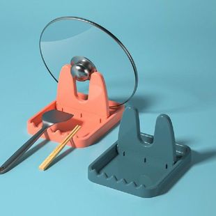 Lid Foldable Spoon Pot Holder Plastic 极速Kitchen Slip Non
