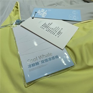 凉鲸鲸双倍凉感被裸感冰皮被小青芯儿童夏被小凉被空调被水洗被子