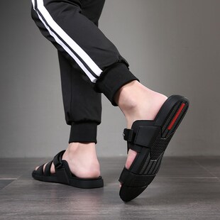 拖鞋男士2023新款夏季室外沙滩凉鞋潮流休闲时尚外穿网红凉拖鞋男