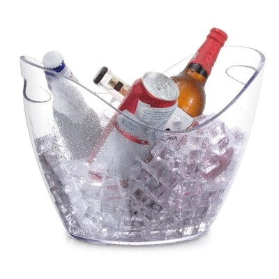8L Transparent Ice Bucket Kitchen Wine Champagne Beer Bottle