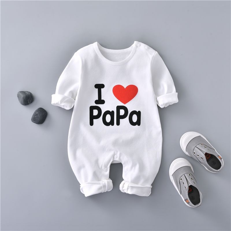 婴幼儿童纯棉连体衣男女宝宝长袖哈C衣新生婴儿爬服长袖春春夏睡