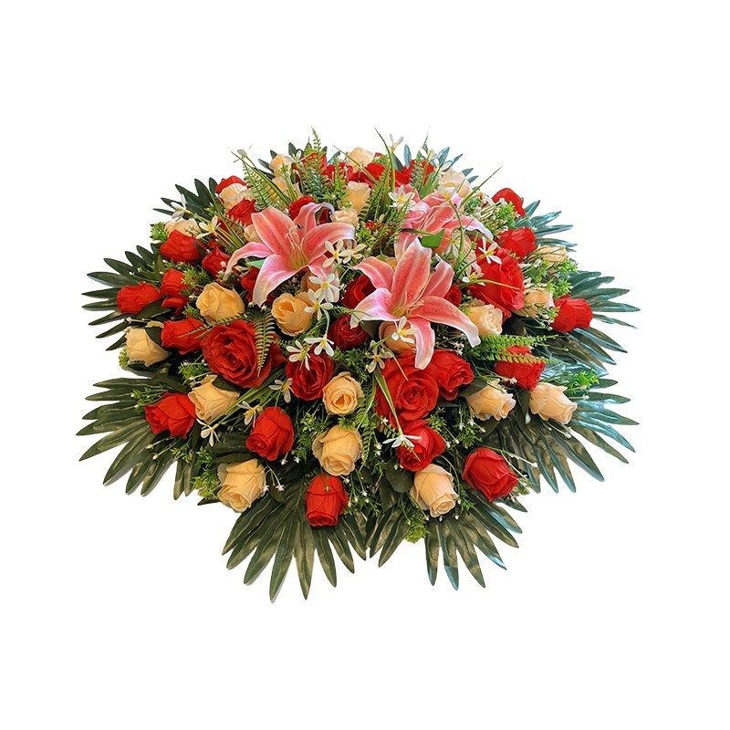 饭店餐桌花绢花圆桌n装饰花餐桌摆台花圆桌花艺酒店大圆桌中间摆,家居饰品,餐桌花艺,淘宝优惠券,粉丝福利购,淘宝优惠卷