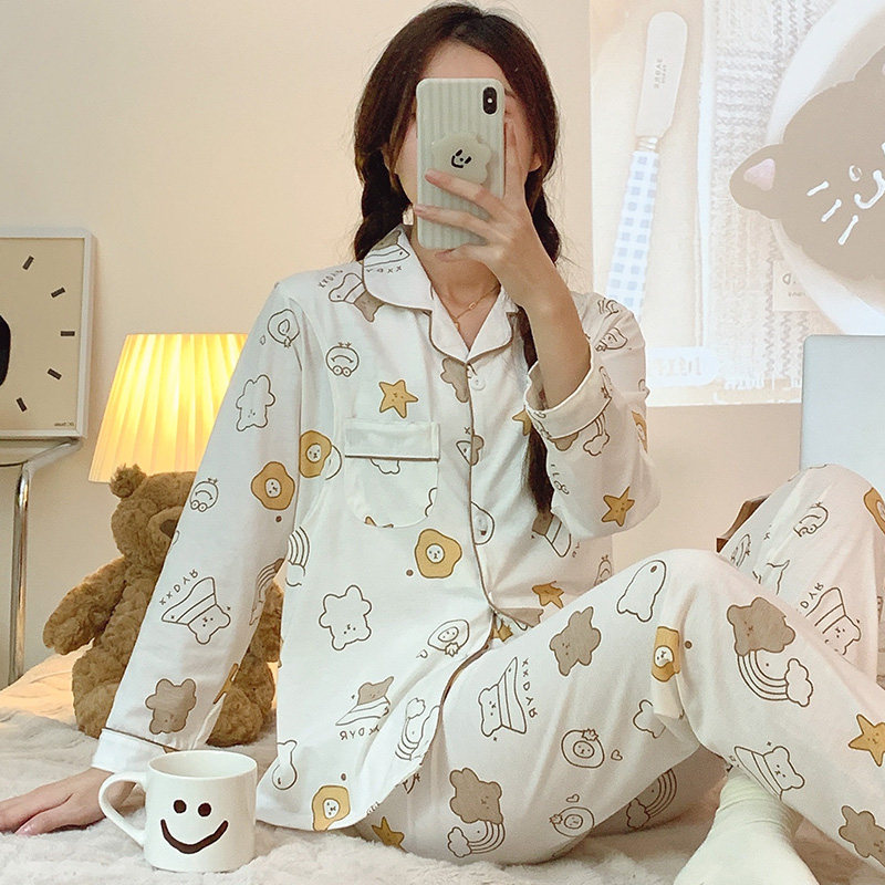孕妇睡衣夏季薄款月子服3月份产后哺乳春秋产妇家居服女住院4