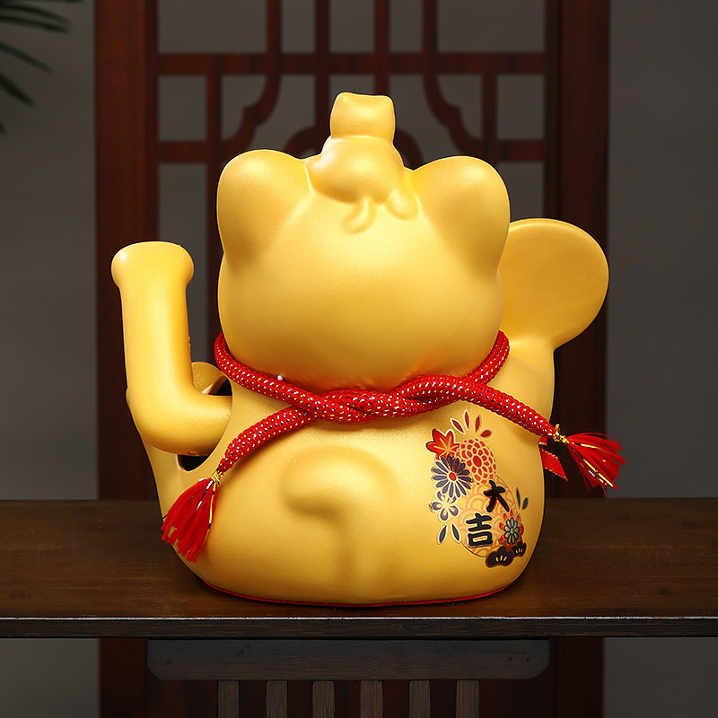 现货招财猫摆件自动摇手发财猫生意人店铺收银柜台客厅装饰品开业