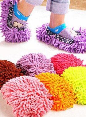 Cover Slippers Duster-Cloth Microfiber Cleaner House Lazy-Sh