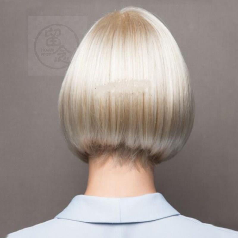 推荐Wig female short hair wave head air bangs hairstyle high