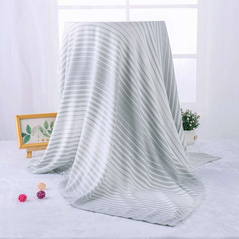 推荐Bamboo fiber blanket towel blanket summer ice silk blfan