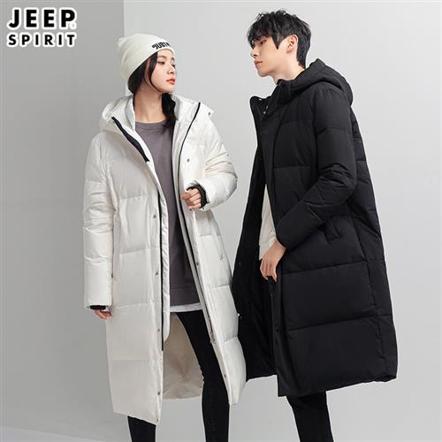 新品JEEPSPIRIT男士羽绒服情侣修身加大码韩版女生青年冬季男外套