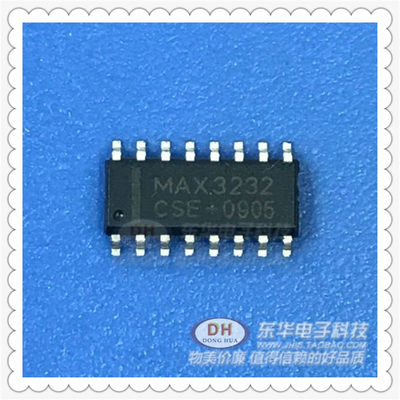 极速MAX3232CSE SOP16原装现货3.0-5.5V 低功耗RS232收发器 质优