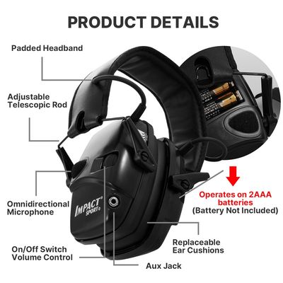 推荐Tactical anti-noise Earmuff for Hunting shooting headpho