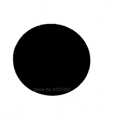 *100mm Diameter Transparent White Black Acrylic Plexiglass S