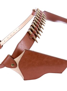 Halloween Cosplay Cowboy Hunter Costume Accessories Leather