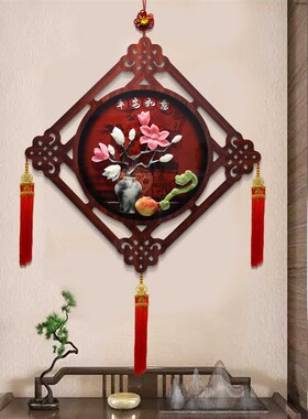 入户玄光装饰画挂件中式客厅沙发背景墙挂画走廊过道正对门餐厅画