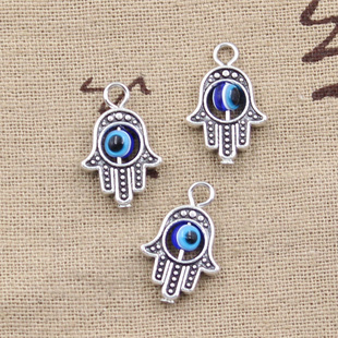 20x12mm Devil Hand 极速12pcs Ant Hamsa Eye Scrollable Charms