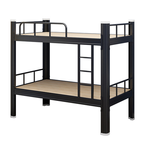 员工宿舍上下铺铁架床成人高低床学生公寓床工地上下铺双层铁艺床