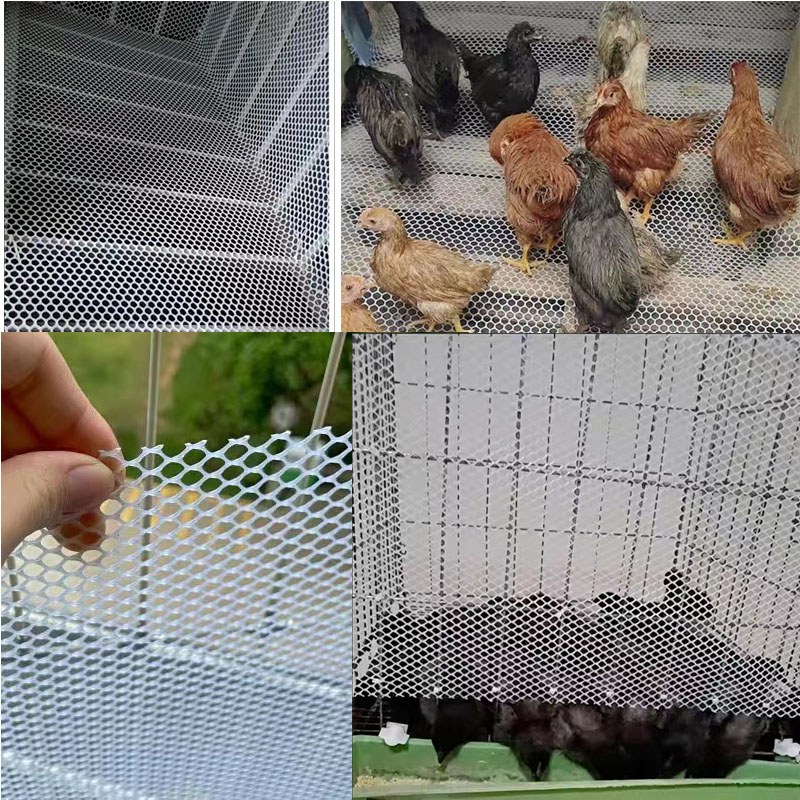 阳台防护网加厚塑料平网封阳台神器塑料网格养殖网鸡笼脚垫网拦猫