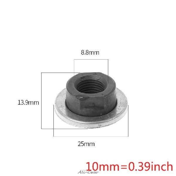 推荐2 Pcs/Set Bicycle Hub Nut Screw Front Rear Fixed Gear MT