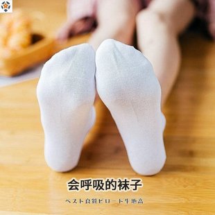 网红5 pairs the han edition socks female summ