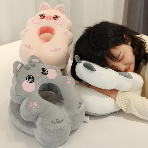 午睡枕趴睡枕中小学生儿童趴桌上睡觉专用午睡枕头办公室午休神器