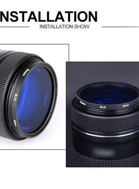 6PCS 30/40.5/43/46/49/52/55/58/62/67/72/77/82mm Full Color F