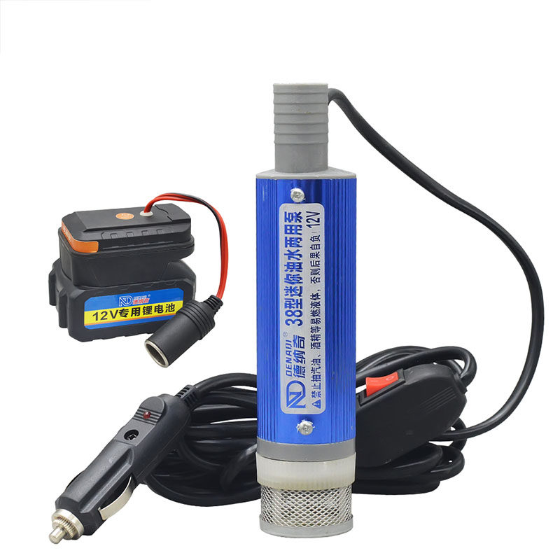 12v锂电池抽油泵两用款油水两用泵柴油泵电动抽油泵抽水泵电动