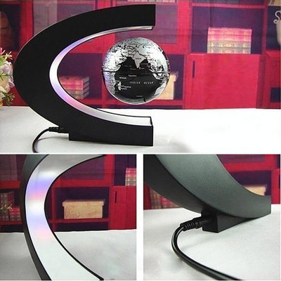 推荐Floating Magnetic Levitation Globe LED World Map Electro