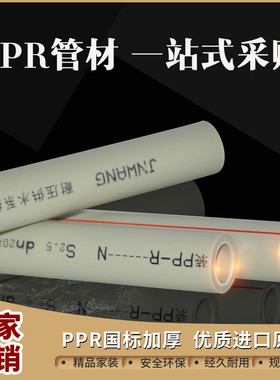 晟悦精品家装PPR水管配件4分20 25冷热通用热熔管自来水灰色包邮