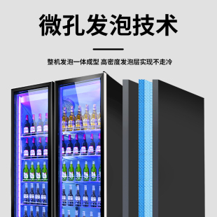 单门保鲜冰柜酒水展示 现货速发新款 冷藏展示柜商用冰箱饮料柜立式