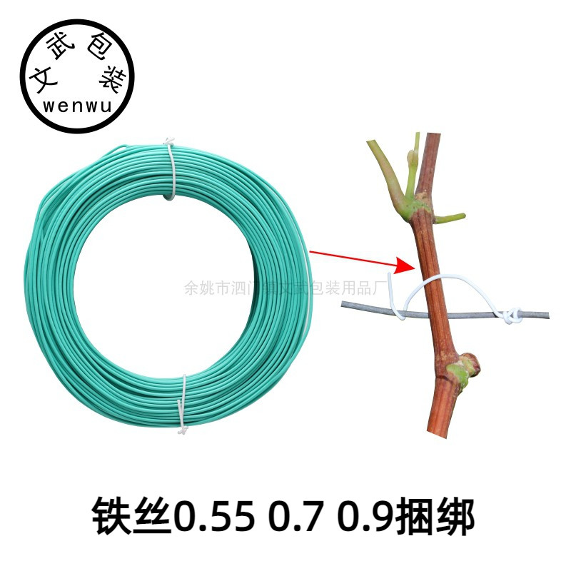 绑线 整卷电镀锌铁丝扎线 圆扁形裁断扎丝 园林园艺包塑扎带,五金/工具,捆扎带,淘宝优惠券,粉丝福利购,淘宝优惠卷
