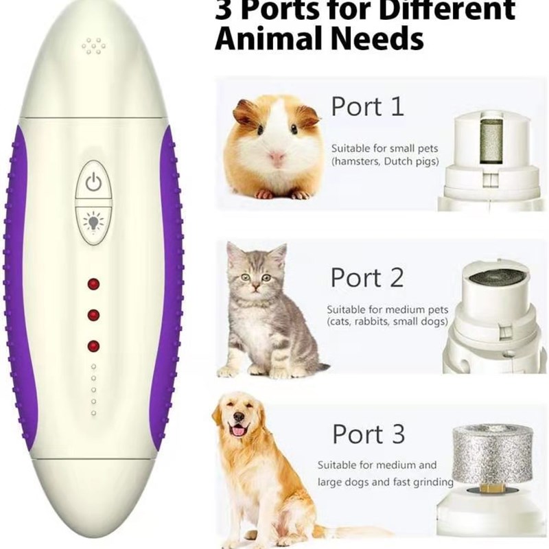 宠物磨甲器指甲剪电动修甲器跨境宠物磨甲器宠物清洁美.容用品